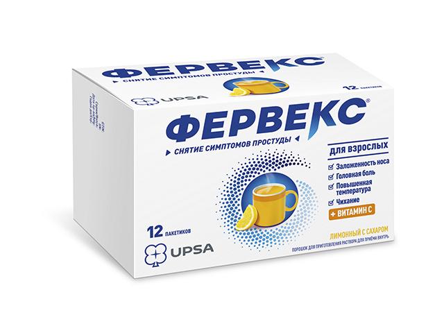 фервекс №12 пор. лимон сах. 6391