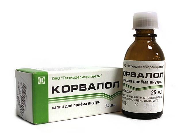 корвалол 25мл. капли и/у /татхимфарм/ 2017