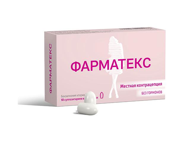 фарматекс №10 супп.ваг.0429