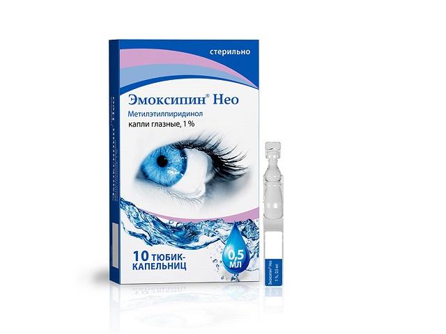 эмоксипин нео 1% 0,5мл. №10 гл.капли фл. крыш/кап.