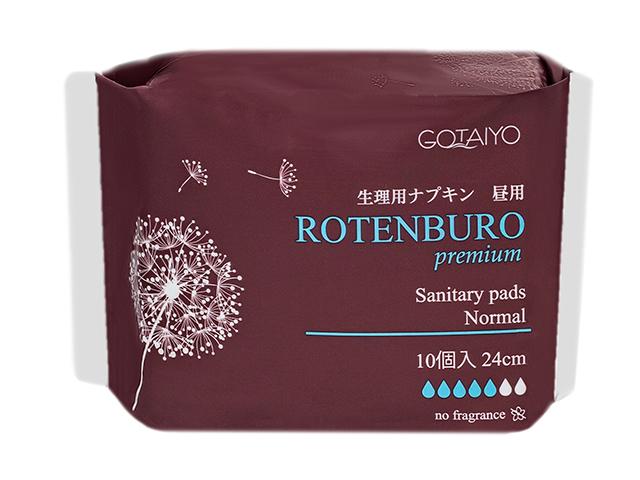 *rotenburo premium прокладки женские гигиенические нормал №10 20202gt