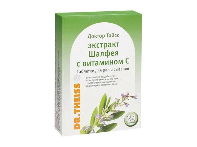 д.тайсс шалфея экстр. вит. с №24 таб. (бад)