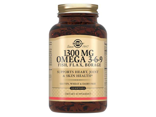 солгар эжк 1300 омега 3-6-9 1300мг. №120 капс.