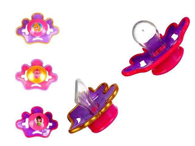 бусинка пустышка силик. с прикусом принцесса 0-3мес. /арт.б412/