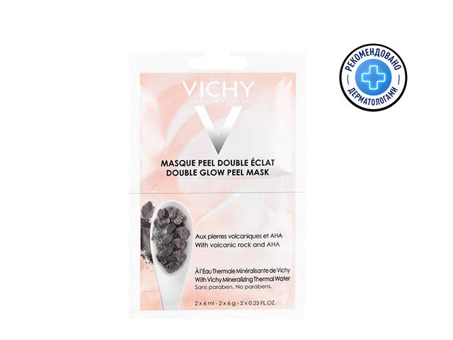 виши пюрте т маска-пилинг двойное сияние 2х6мл. [vichy]