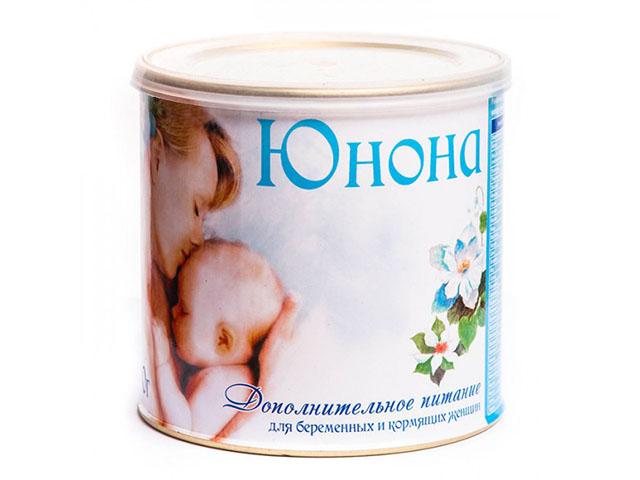 юнона молочная смесь д/берем. кормящ. 400г.