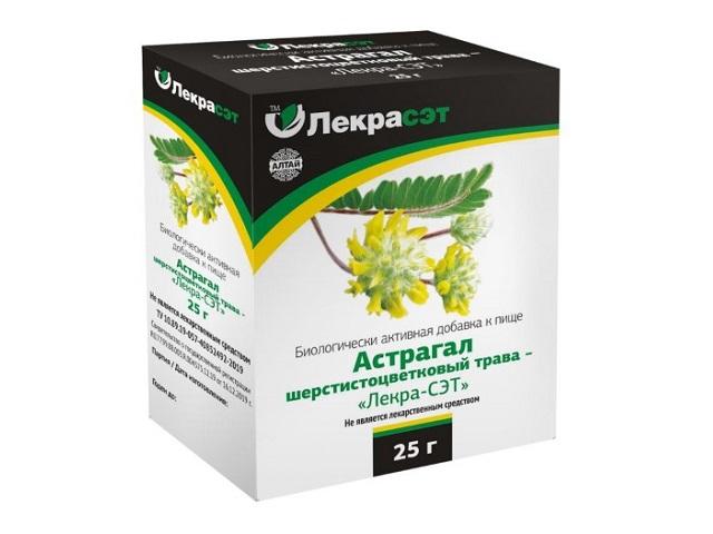 астрагал шерстистоцветковый трава 25г. /лекра-сэт