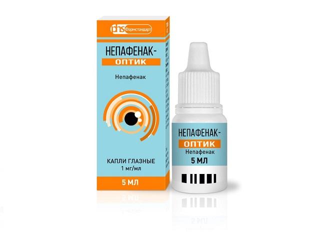 непафенак-оптик капли гл. 1мг/мл фл.-кап. 5мл