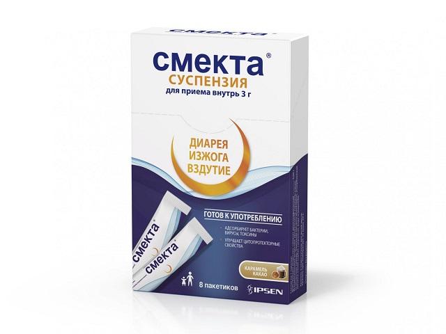 смекта 3г. №8 карамель-какао сусп. д/приема внутрь 4118