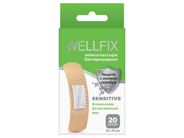 веллфикс набор лейкопластырей бактер. на неткан. основе сенситив №20 /wellfiх/