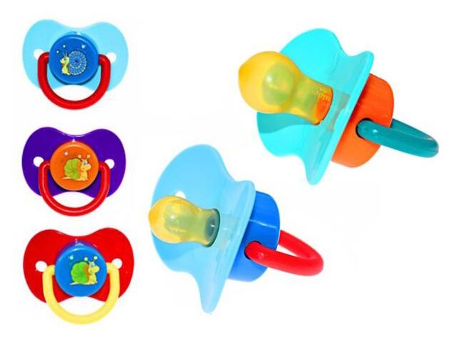 бусинка пустышка латекс. с кольцом круглая 6-12мес. /арт.482/