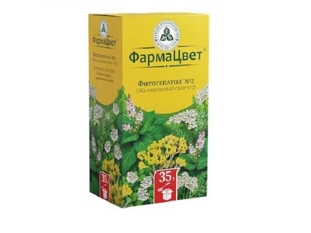 фитогепатол сбор №2 желчегон. 35г. /красногорск/ 6220
