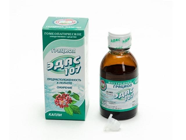 эдас-107 грациол предрасполож. к полноте 25мл. капли