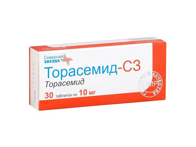 торасемид 10мг. №30 таб. /северная звезда/ 1398