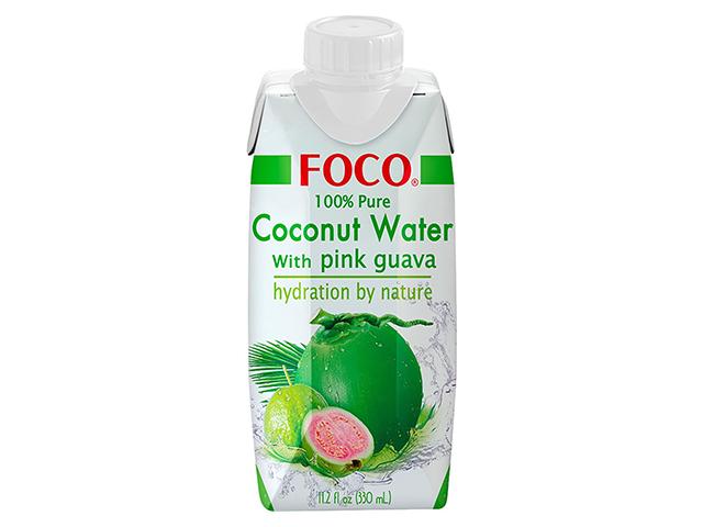 *эксим "foco" кокосовая вода с розовой гуавой 330мл. tetra pak 03565