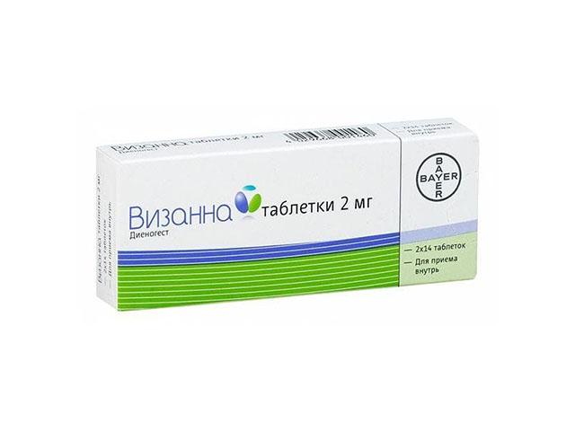 визанна 2мг. №28 таб. 1460