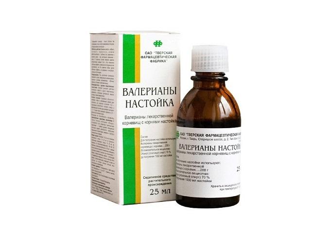 валерианы настойка 25мл. /тверская/ 0033
