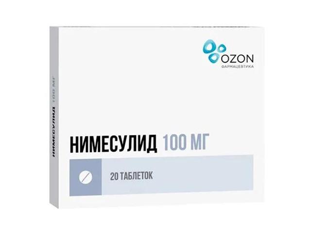 нимесулид 100мг. №20 таб. /озон/