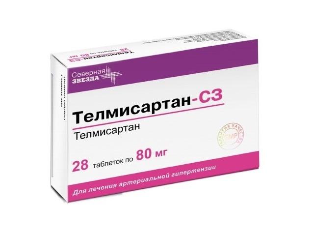телмисартан-сз 80мг. №28 таб.