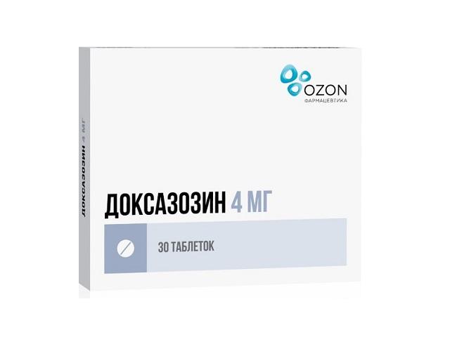 доксазозин 4мг. №30 таб. /озон/ 8454