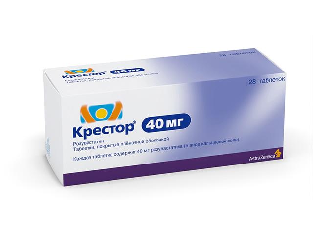 крестор 40мг. №28 таб. п/о 0304