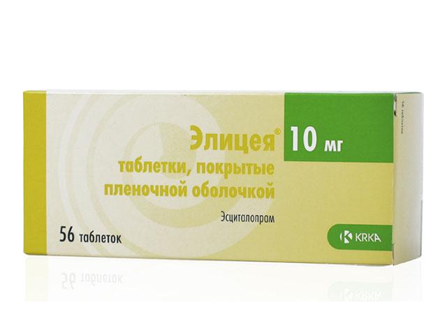 элицея 10мг. №56 таб.п/о /krka/ 3927