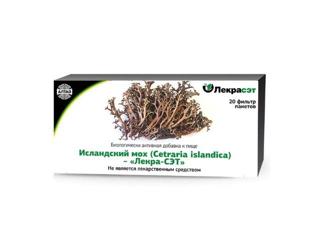 исландский мох 1,5г. №20 пак. /лекра-сэт/