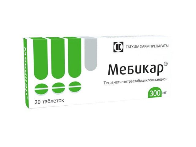 мебикар 300мг. №20 таб. 2019