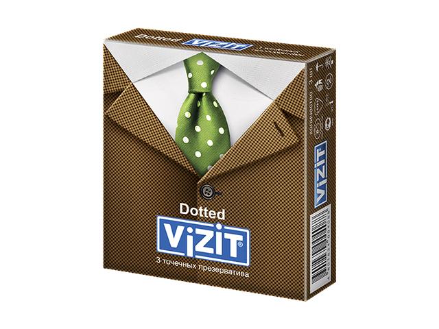 визит презерватив доттед точечные №3 [vizit]