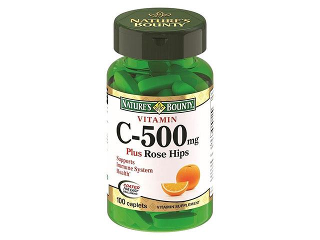 нейчес баунти вит.с+шиповник №100 таб. [nature's bounty]