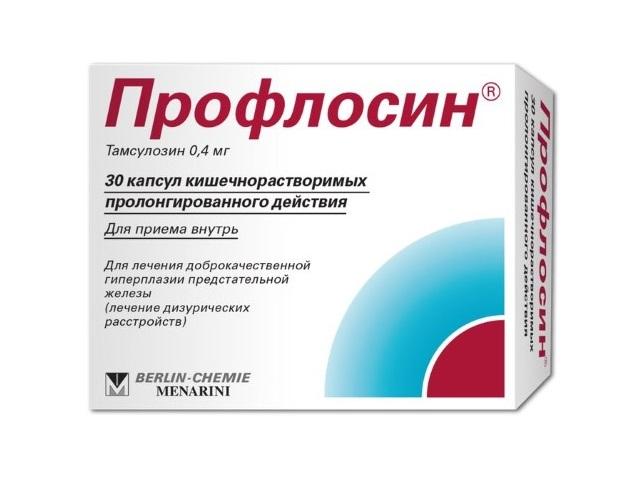 профлосин 0,4мг. №30 капс. к/раств. пролонг. 4494