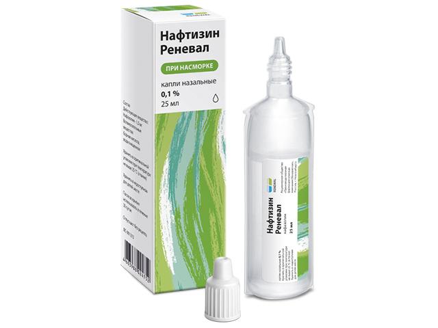 нафтизин реневал 0,01% кап.назальные тюб-капел. 25 мл /renewal/ 4752