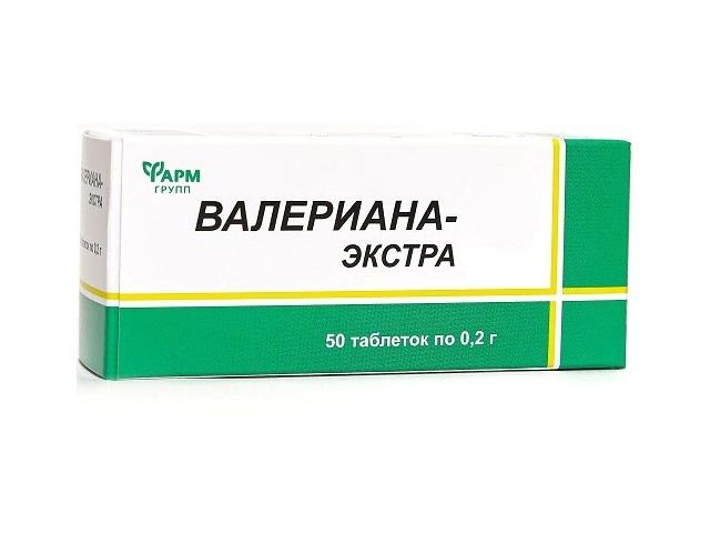 валериана экстракт 200мг. №50 таб. п/о /фармгрупп/