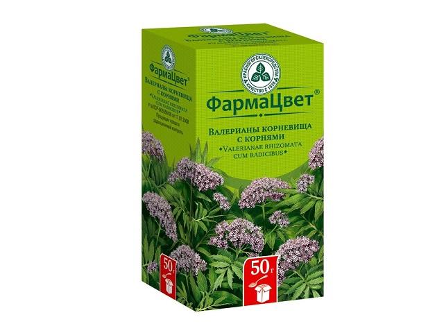 валериана корневища с корнями 50г. /красногорск/ 7111