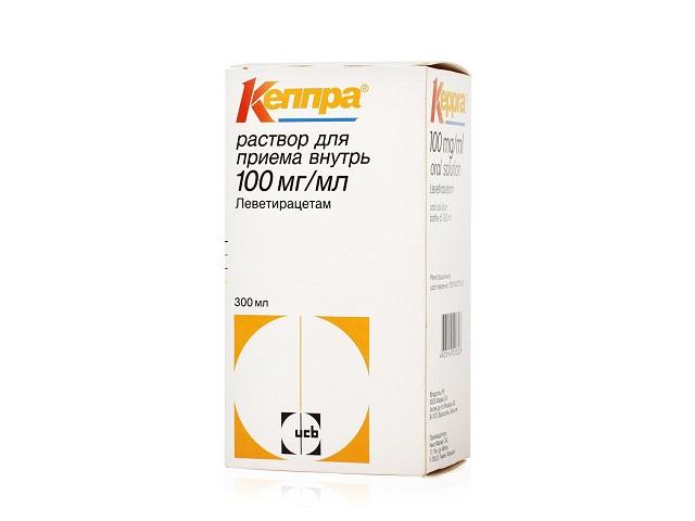 кеппра 100мг/мл. 300мл. р-р д/приема внутрь фл. 4574