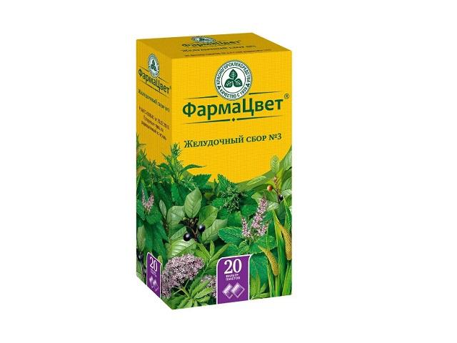сбор желудочный №3 2г. №20 пак. /красногорск/