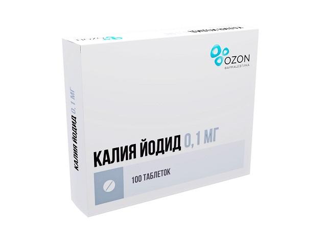 калия йодид 100мкг. №100 таб. /озон/ 8065