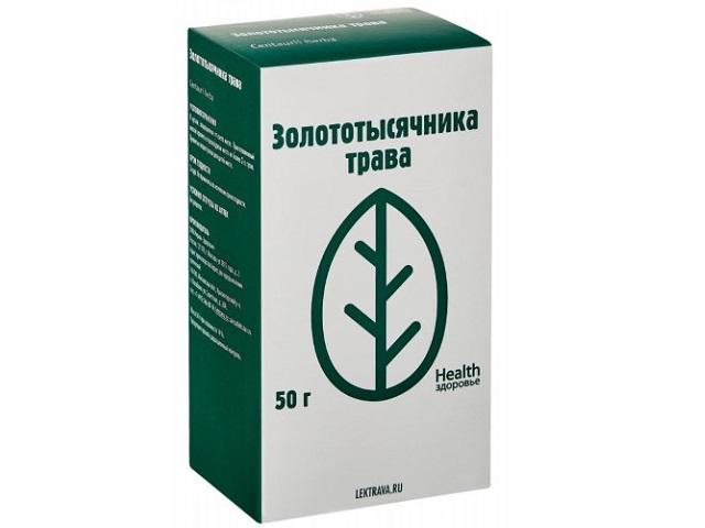 золототысячник трава 50г. /здоровье/