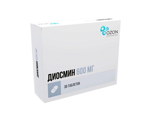 диосмин 600мг. №30 таб. п/о /озон/