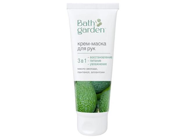 bath garden крем д/рук 75мл крем-маска 3в1  414205