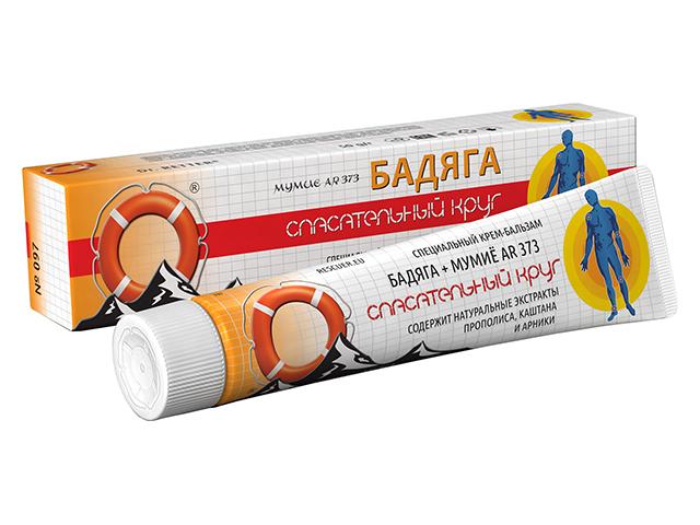 спасательный круг крем-бальзам спец.  бадяга+мумие 50мл. /арт.097/