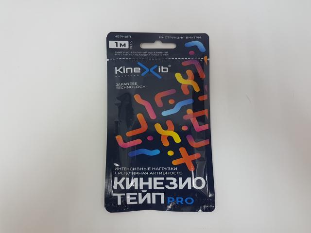 кинексиб бинт кинезио-тейп про 100х5см. черн. [kinexib]