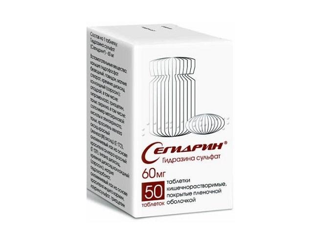 сегидрин 60мг. №50 таб.
