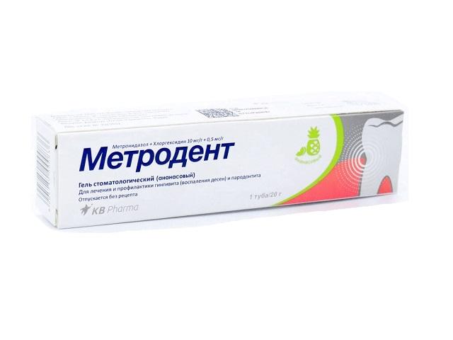 метродент 20г. стомат. гель ананас