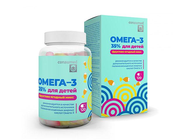 консумед омега 3 35% дет. №120 капс.
