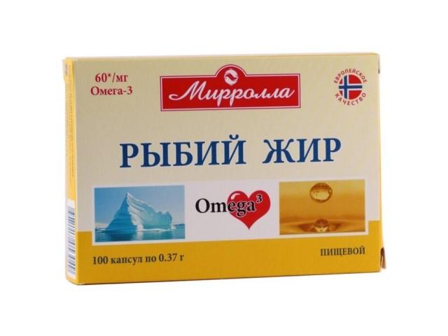 мирролла рыбий жир №100 капс.