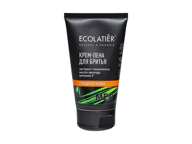 ecolatier men крем-пена для бритья гладкая кожа 150мл 833800(170895)
