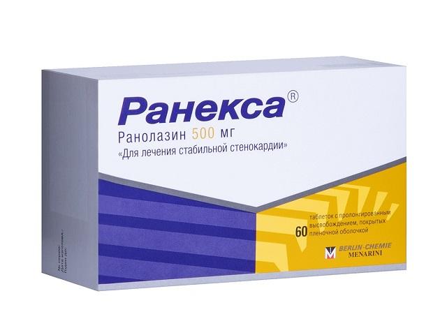 ранекса 500мг. №60 таб. п/п/о пролонг. 3909