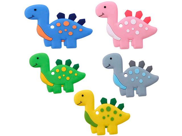 бусинка прорезыватель силик.динозавр /арт.1883/