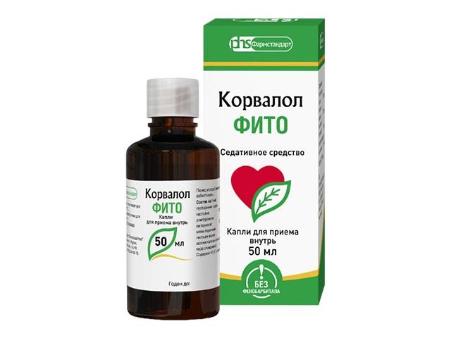 корвалол фито капли д/внут. пр. фл-кап 50 мл х1 1305